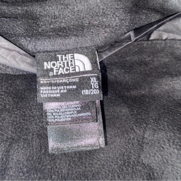 The North Face Reversible True Or False Hooded Jacket Boy’s Size XL 18/20 Black - Picture 14 of 16